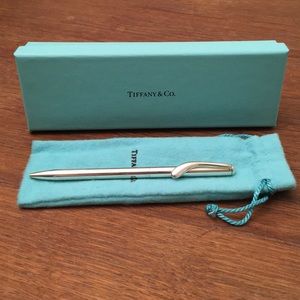 Tiffany Sterling Silver Pen with Dustbag and Box